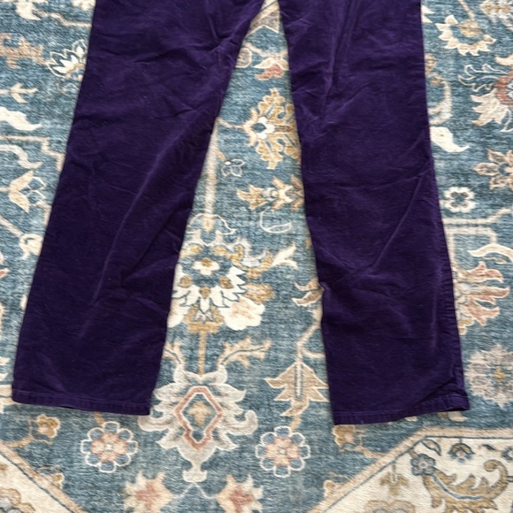 LOFT 6 Modern Straight Deep Purple Velvet Trousers - Picture 8 of 8